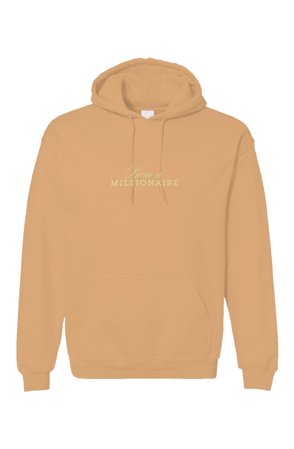Goldie Embroidered Affirmations, Born A Millionaire Unisex Gildan Hoodie