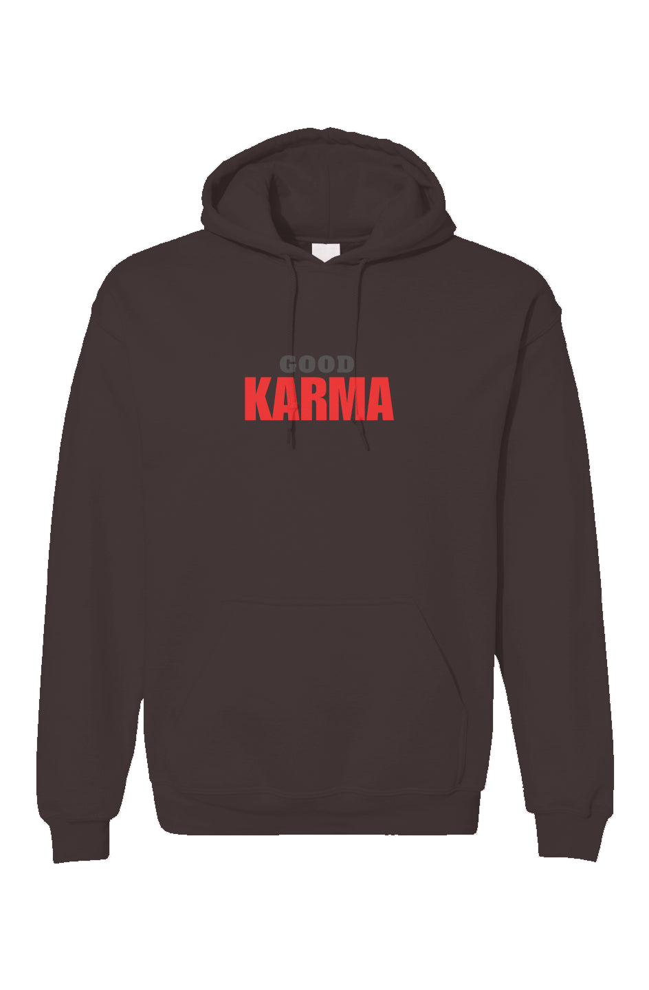 Chocolate Good Karma Unisex Gildan Hoodie