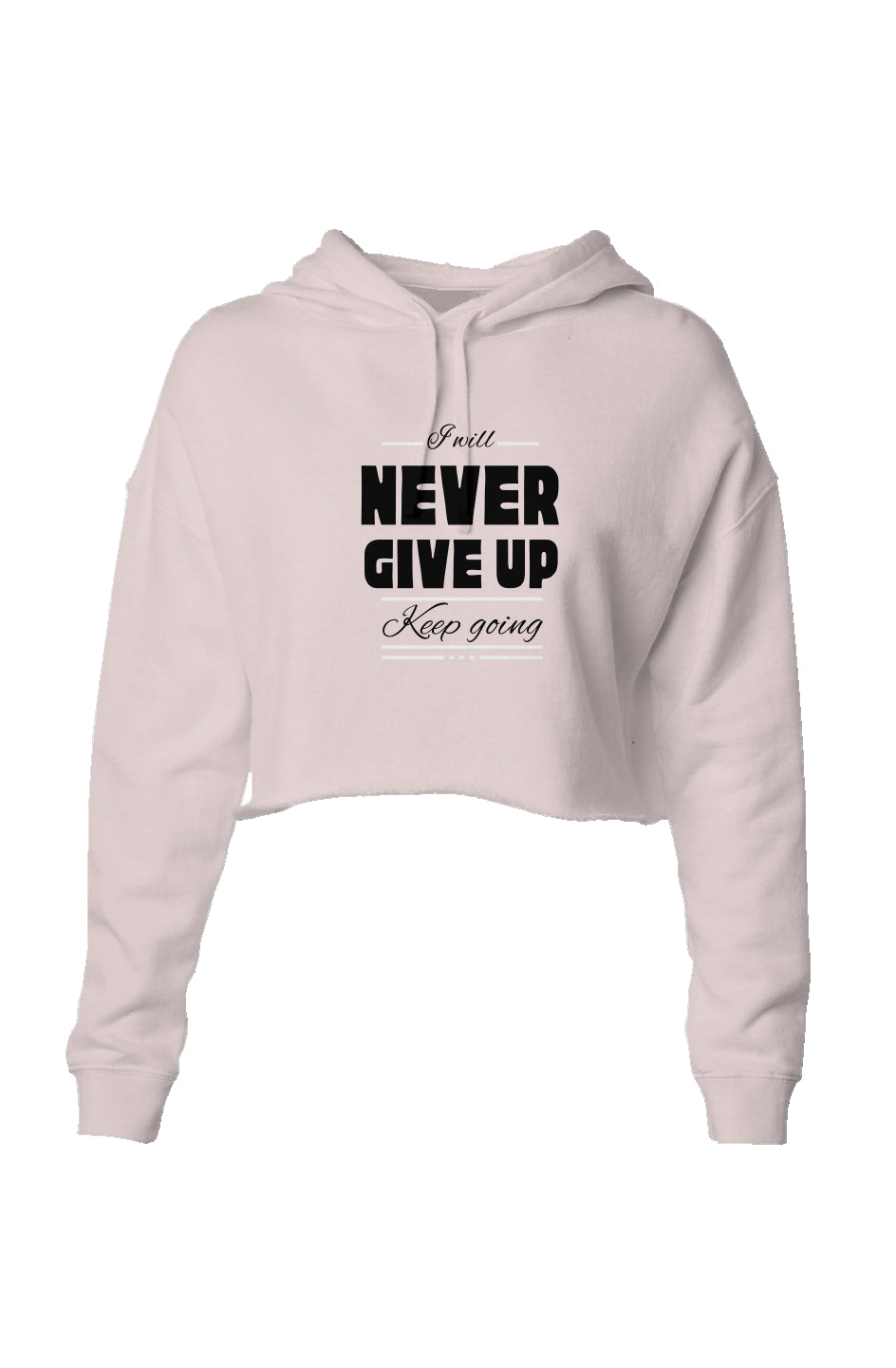 Lightweight Crop Hoodie/Affirmation/