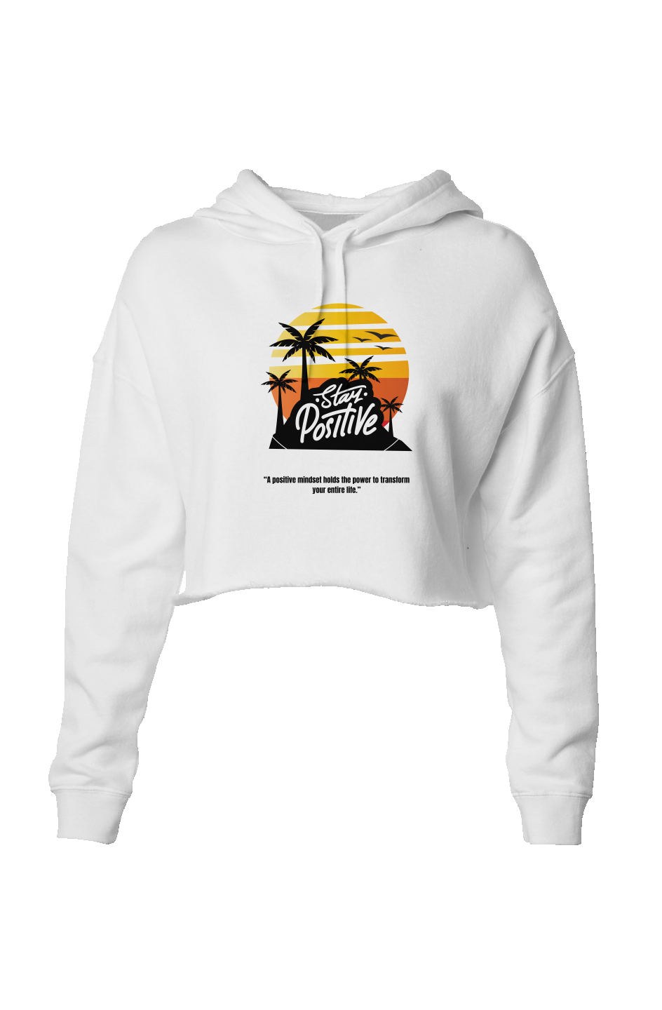 Lightweight Crop Hoodie/Affirmation/