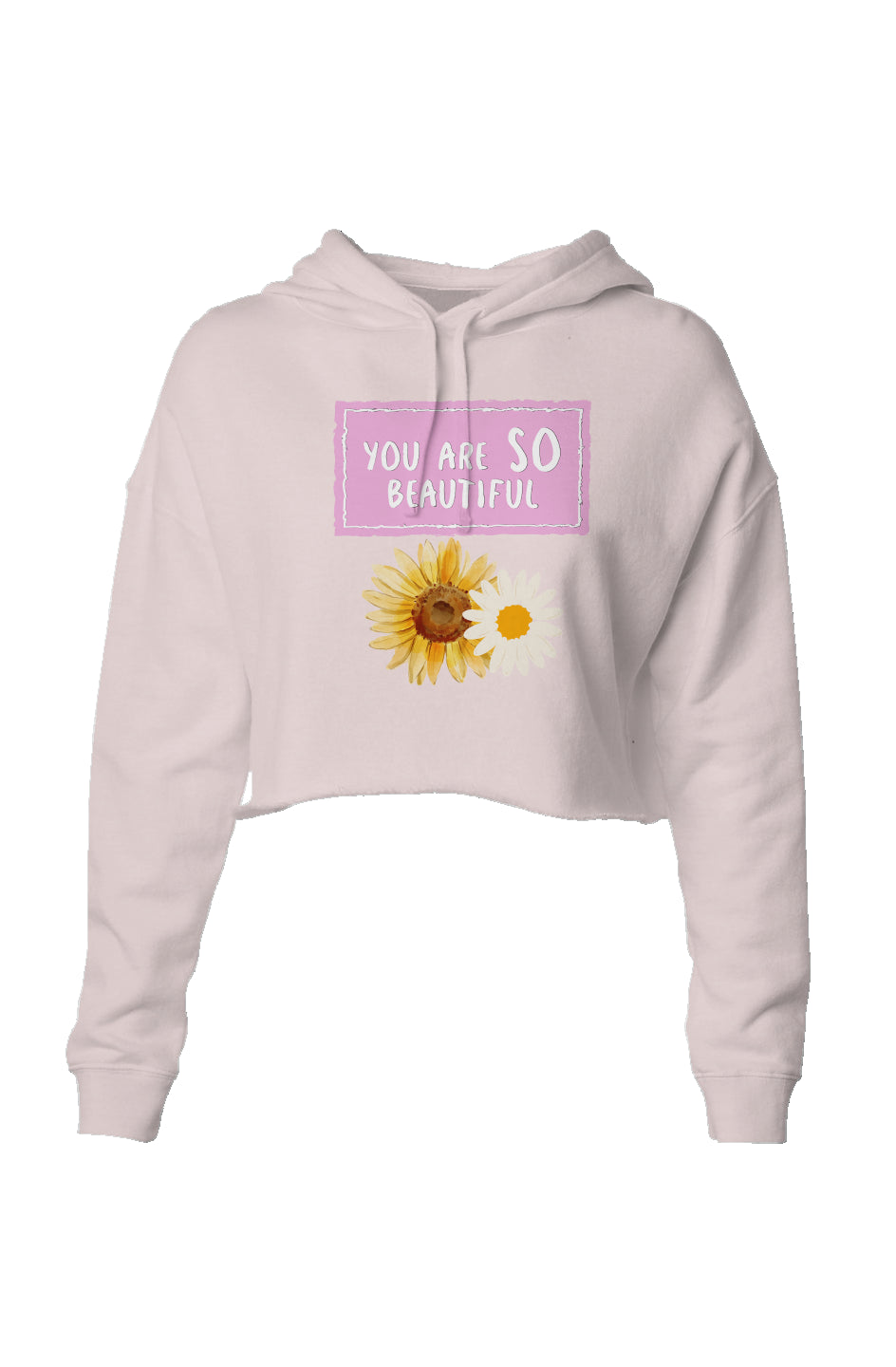 Lightweight Crop Hoodie/Affirmation/