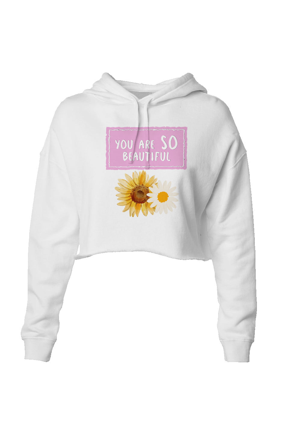 Lightweight Crop Hoodie/Affirmation/