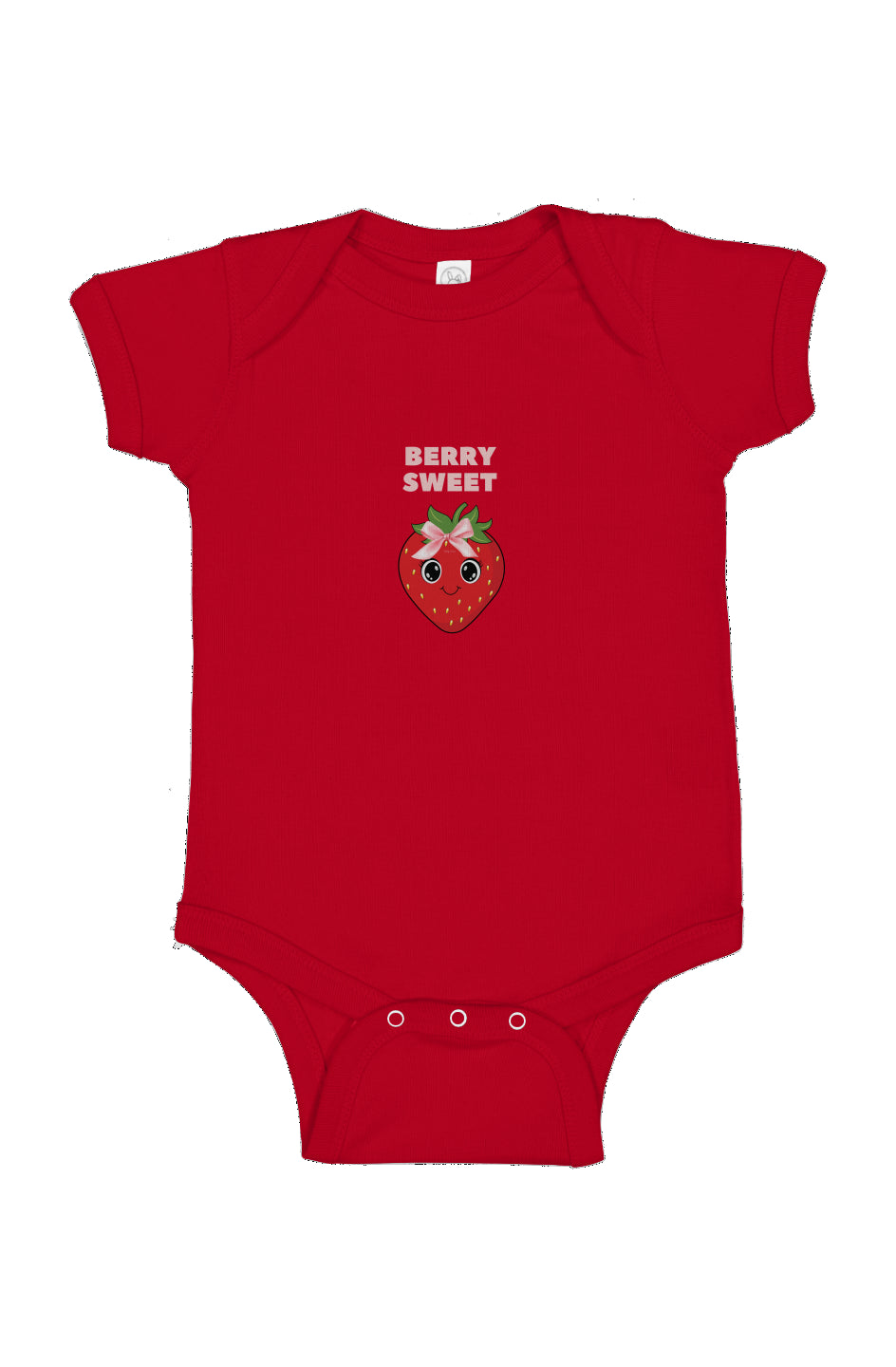Berry Sweet Strawberry Infant Fine Jersey Bodysuit