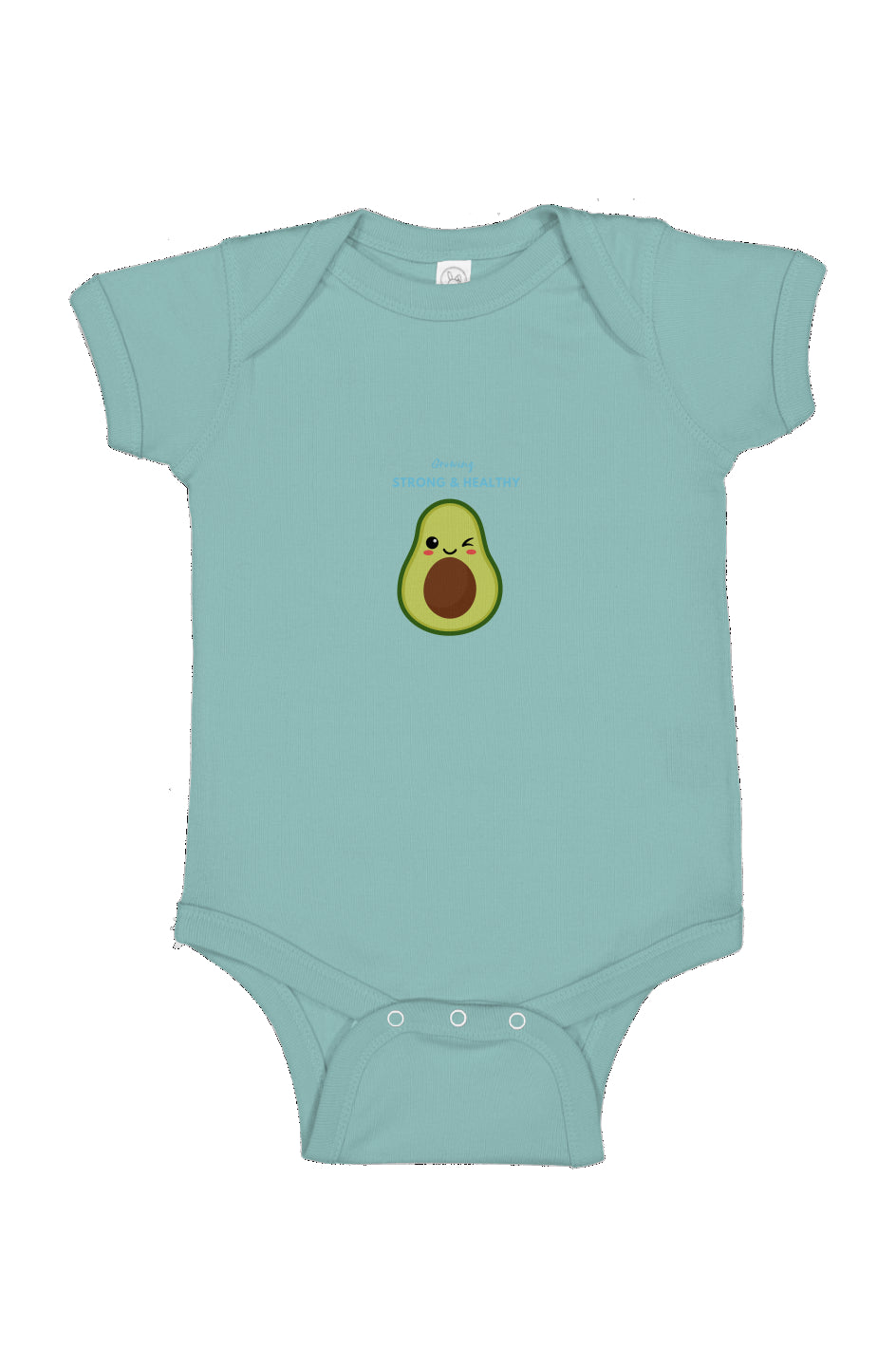 Growing Strong and Healthy Infant Fine Jersey Bodysuit