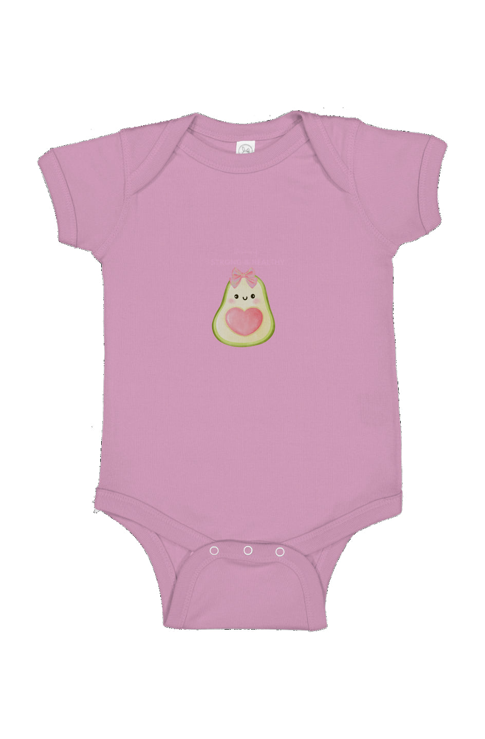 Growing Strong and Healthy Infant Fine Jersey Bodysuit