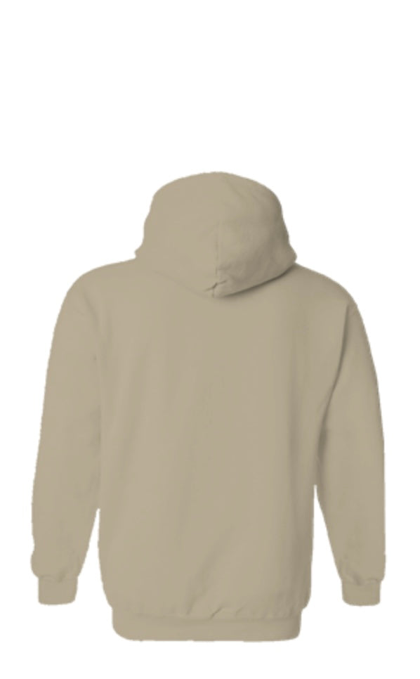 Sand Embroidered Affirmations, Born A Millionaire Unisex Gildan Hoodie