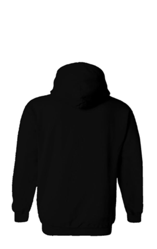 Black Embroidered Affirmations, Born A Millionaire Unisex Gildan Hoodie