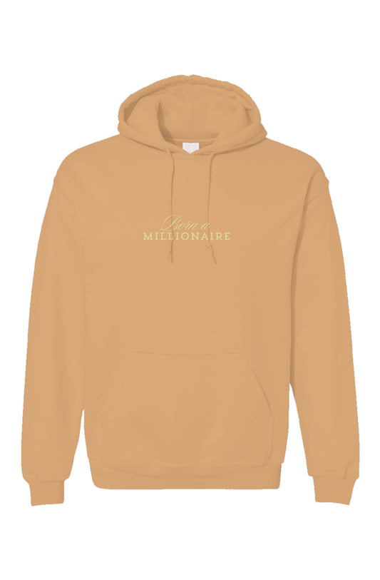 Goldie Embroidered Affirmations, Born A Millionaire Unisex Gildan Hoodie