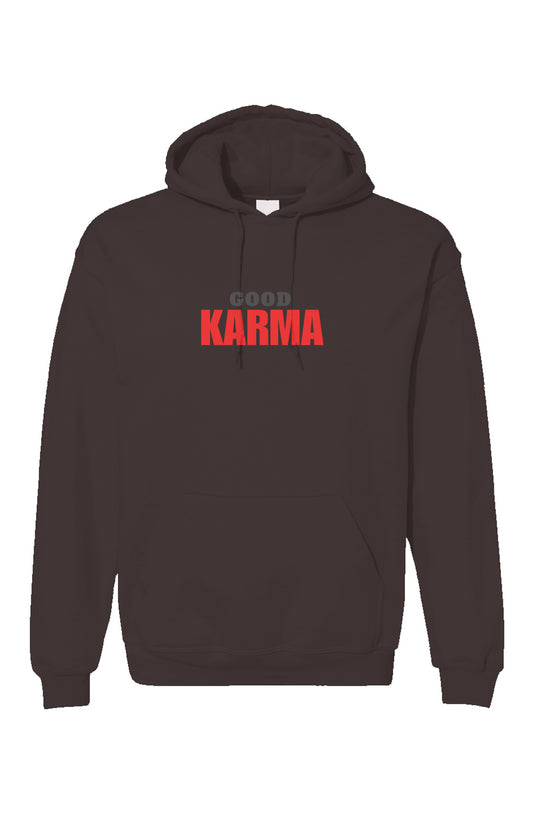 Chocolate Good Karma Unisex Gildan Hoodie