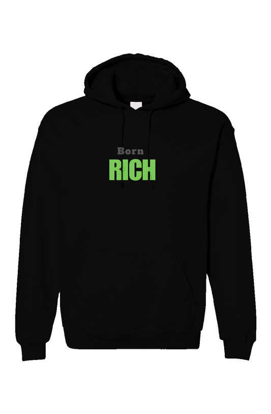 Black Born Rich Unisex Gildan Hoodie