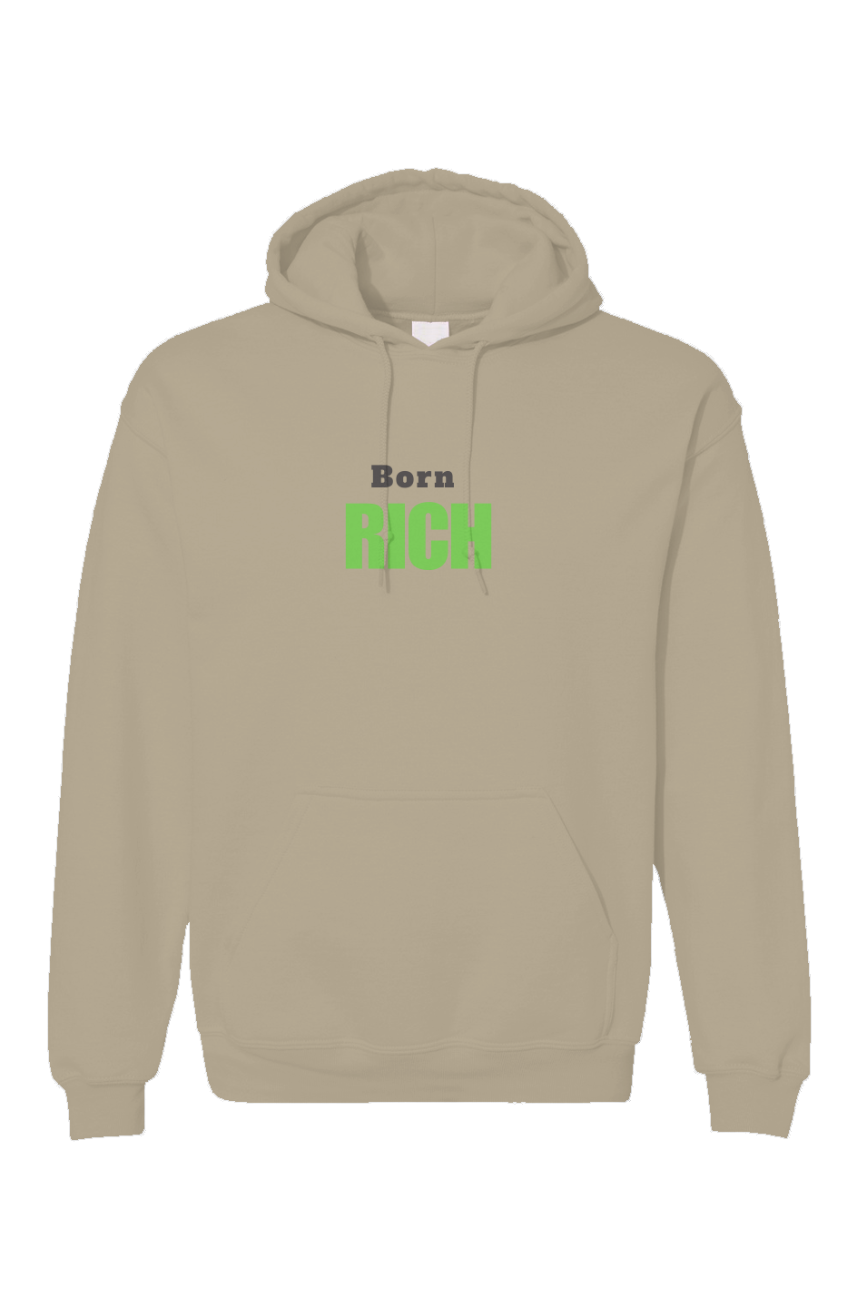 Sand Born Rich Unisex Gildan Hoodie