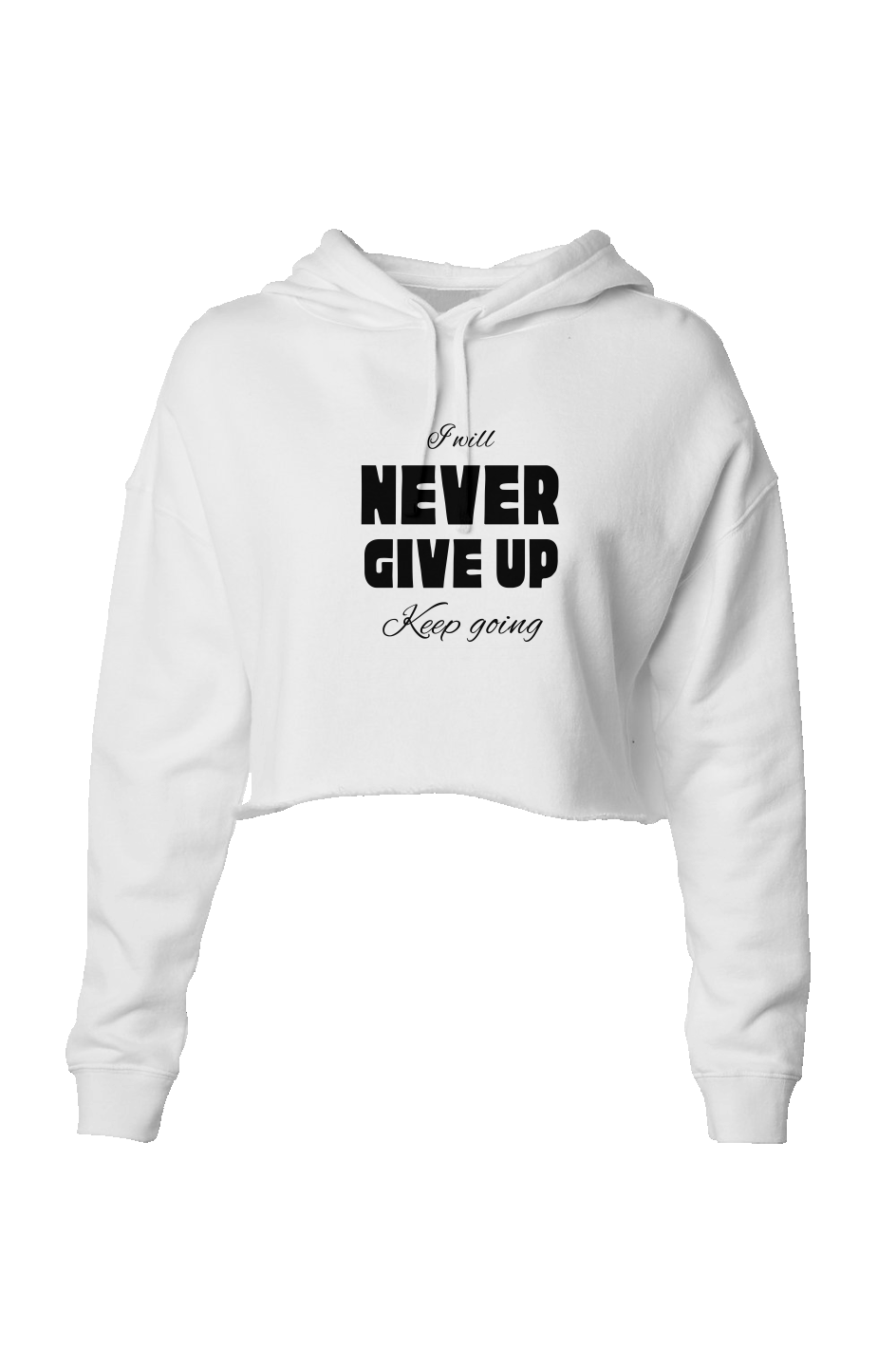 Lightweight Crop Hoodie/Affirmation/