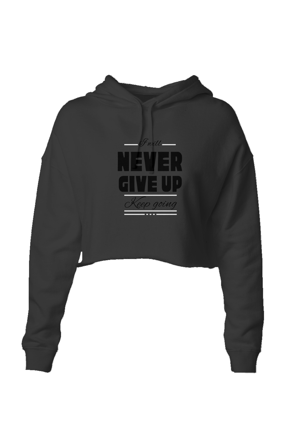 Lightweight Crop Hoodie/Affirmation/