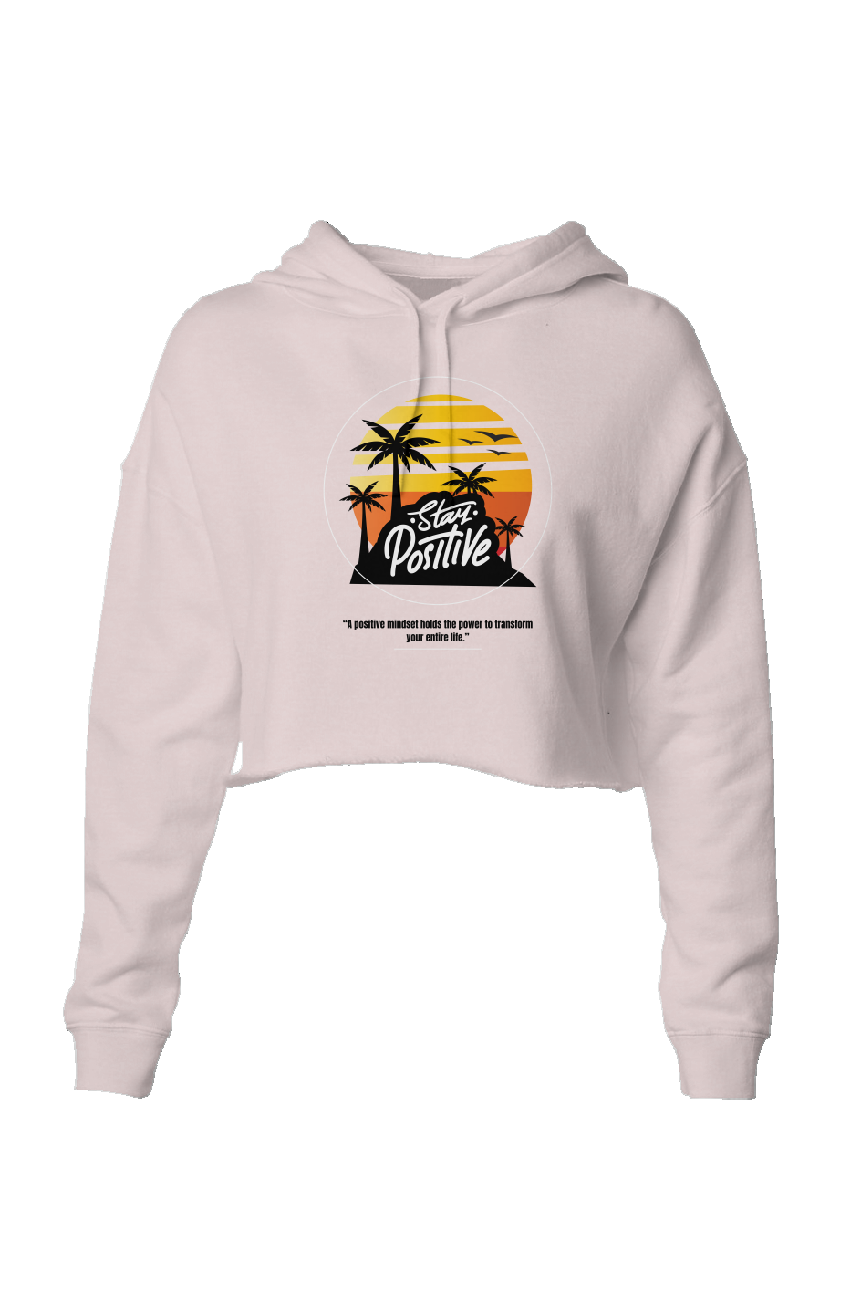 Lightweight Crop Hoodie/Affirmation/