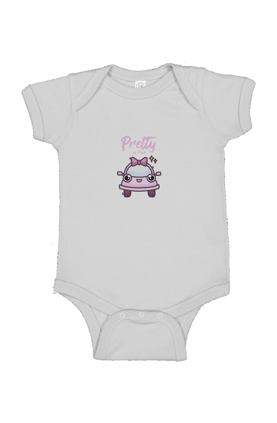 Pretty in Pink Infant Fine Jersey Bodysuit