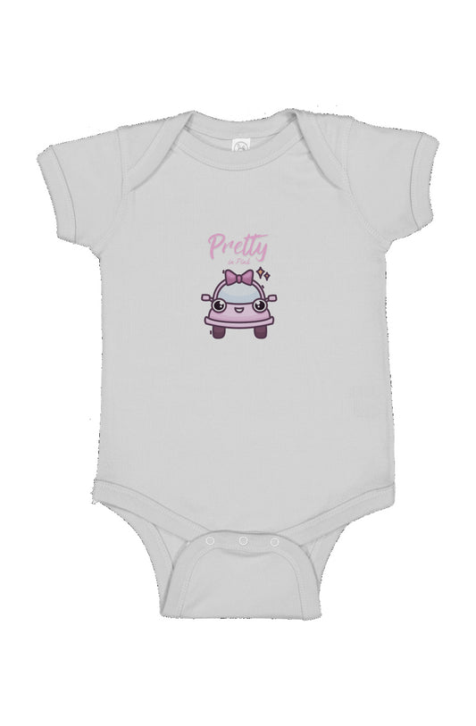 Pretty in Pink Infant Fine Jersey Bodysuit