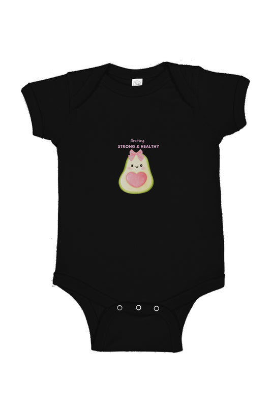 Growing Strong and Healthy Infant Fine Jersey Bodysuit