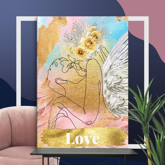 Canvas Angel Love 18x26